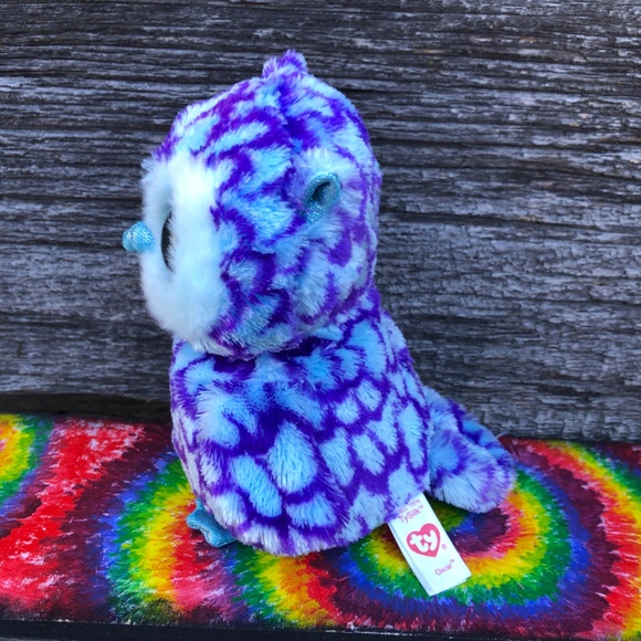 TY Beanie babies Oscar the owl plushie Stuffed animal toy plush Beanie Boos - Picture 4 of 11